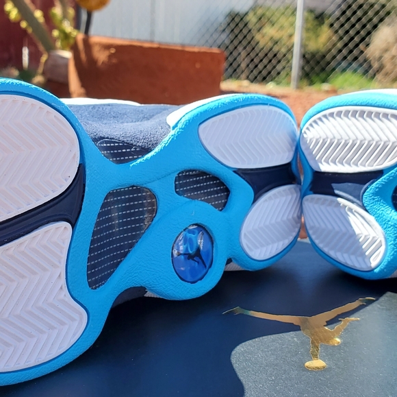 NIKE AIR JORDAN 13 RETRO GS 'OBSIDIAN' SIZE: 5Y(6.5 WMNS) - Picture 14 of 17